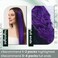 RUNATURE U Tip Hair Extensions Purple U Tip Hair Extensions Human Hair 16 Inch Purple Hair Extensions U Tip Keratin Hair Extensions Human Hair Pre Bonded Keratin Fusion Hair Extensions 20g 25 Strands