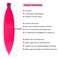 Braiding Hair Pre Stretched Pink Braiding Hair Colored Hair Extensions for Braiding Micro Box Braids Knotless Yaki Neon Pink Prestretched Braiding Hair 26 Inch Folded 3 Packs
