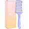 Hair Brush, Curved Vented Detangling Hair Brushes for Women Men Wet or Dry Hair,Faster Blow Drying Styling Professional Paddle Vent detangler brush for Curly Thick Wavy Thin Fine Long Short Hair