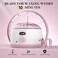 LANSLEYWAX Waxing Kit for Women Men-Pink Wax Machine with 39 Accessories-Hard Wax Kit for Face Eyebrow Lip Brazilian Bikini Sensitive Skin, Digital Waxing Warmer Hair Removal for Home/Salon Use