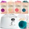 Waxing Kit for Women Men, Digital Hard Wax Kit for Hair Removal with 44 Wax Items for Home Waxing, Wax Warmer Kit for Full Body Face Eyebrow Bikini Brazilian Waxing