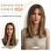 Hairro Clip in Wave Side Bangs Extensions, 100% Human Hair 2 PCS Clip on Middle Part French Bangs Thin Sides Swept Fringe Hairpieces