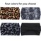 XTREND 4 Packs Wide Headband Fashion Headscarf Bohemian Style Elastic Knotted Non-slip Headbands Suitable For Black Women Outdoor Yoga Sports Printed Hair Accessories