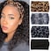 XTREND 4 Packs Wide Headband Fashion Headscarf Bohemian Style Elastic Knotted Non-slip Headbands Suitable For Black Women Outdoor Yoga Sports Printed Hair Accessories