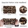 XTREND 4 Packs Wide Headband Fashion Personality Headscarf Bohemian Style Elastic Knotted Non-slip Headband Suitable For Black Women's wig Outdoor Yoga Sports Running Printed Hair Accessories