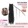 Goddess Box Braids Crochet Hair for Women 18 Inch 7 Packs Black Boho Box Braids Crochet Hair with Curly Ends Pre Looped Bohemian Braids Crochet Hair Extensions, 1B