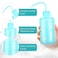 1pcs 250 ML Plastic Satety Lash Cleaning Tatoo Wash Bottles 2PCS Crystal Nose Blackhead Facial Cleaning ShampooBrush for Eyelash Extension Supplies(Blue)