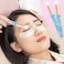 1pcs 250 ML Plastic Satety Lash Cleaning Tatoo Wash Bottles 2PCS Crystal Nose Blackhead Facial Cleaning ShampooBrush for Eyelash Extension Supplies(Blue)