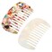 Travel Comb Mini Comb Detangling Combs For Women Wide Tooth Combs Hair Pocket Comb 2pcs Anti-Static Small Acetate Hair Detangler Brush For Bangs Curly Wavy Long Hair Daily Hair Care Wet Dry