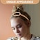 Holibanna Glasses Headband No Slip Teeth Comb Hairband Square Sunglasses Headband Tiara Hair Accessory for Women Washing Face Hair Tool Halloween Cosplay Light Coffee