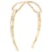 Holibanna Glasses Headband No Slip Teeth Comb Hairband Square Sunglasses Headband Tiara Hair Accessory for Women Washing Face Hair Tool Halloween Cosplay Light Coffee