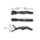 12 Pcs Alligator Hair Clips Styling Sectioning Hair Clips Wide Teeth Hair Clips Professional Hair Salon for Barber Clips for Styling Sectioning (Black)