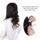 Winsky 14 inches Clip in Hair Extensions Real Human Hair - 70g 7pcs 16 Clips Straight 100% Remy Human Hair Extensions for Women Dark Brown #2 Color