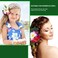 Ahoney Hawaiian Plumeria Flower Hair Accessories for Women and Girls - 4 Pieces Artificial Flower Barrettes and Pins for Beach, Luau Outfits, Party Hairstyles, and Decor