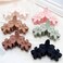 Ahoney 6PCS Flower Hair Clips for Women Strong Hold Nonslip, Big Flower Claw Clip for Thick Hair, Hawaiian Hibiscus Cute Flower Hair Clips Beach Hair Accessories for Women Girls (Neutral)