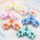 Ahoney 6PCS Hawaiian Flower Hair Clips - Large Claw Clips for Thick Hair, Beach Accessories, Cute Holiday Gifts for Women and Girls