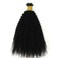 ZigZag Hair Afro Kinky Curly F Tips Microlink Human Hair Extensions 1g/strand 100g Plastic Fearther F Tips Bundles 4B 4C Nano Ring I Tip for Black Women (18 Inch, 4B 4C)