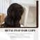 16 PCS Snap Hair Clips Metal Hair Barrettes for Women Non Slip Barrettes for Thick and Thin Fine Hair,Black,2.36 x 0.43 Inches.