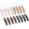 16 PCS Snap Hair Clips Metal Hair Barrettes for Women Non Slip Barrettes for Thick and Thin Fine Hair,Black Brown Beige,2.36 x 0.43 Inches.