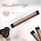 Hair Bun Maker 3 PCS- Donut Bun Maker DIY French Twist Hair Fold Wrap Snap - Easy Bun Hair Tool - Shaper Bun Hair Tool -Ballet Bun for Women and Kids (Light Brown)