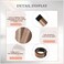 Hair Bun Maker 3 PCS- Donut Bun Maker DIY French Twist Hair Fold Wrap Snap - Easy Bun Hair Tool - Shaper Bun Hair Tool -Ballet Bun for Women and Kids (Light Brown)