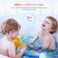 Rainbow Cloud Bath Bombs for Girls, 2 Extra Large Handmade Bath Bombs for Kids Bubble Bath Fizzies, Kids Safe Bath Bombs with Natural Essential Oils, Birthday Valentines Day Gifts for Kids