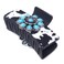 Western Concho Cowhide 3.25 "Hair Claw Clips Navajo Boho(Turquoise)