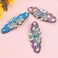 3Pcs Diamond Painting Hair Clips, 5D Bowknot Bobby Pins Girls Diy Diamond Hair Clip Butterfly Hairpin Elegant Barrettes Gift For Girls Daughter Best Friend Or Mather 8.5 * 3.5cm (CC)