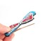 3Pcs Diamond Painting Hair Clips, 5D Bowknot Bobby Pins Girls Diy Diamond Hair Clip Butterfly Hairpin Elegant Barrettes Gift For Girls Daughter Best Friend Or Mather 8.5 * 3.5cm (CC)