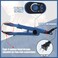 Hair Extensions Iron Fusion Keratin Heat Tool Heat Connector Wand with Fusion Glue Protector Template Hair Clip Finger Protector 2 Bag Keratin Glue Granule Bead(Blue)