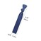 50 Pack Solid Color Knotted Hair Ties - No Crease Hair Ponytail Elastics for Women and Girls (navy)