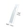 50 Pack Solid Color Knotted Hair Ties - No Crease Hair Ponytail Elastics for Women and Girls (white)