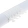 50 Pack Solid Color Knotted Hair Ties - No Crease Hair Ponytail Elastics for Women and Girls (white)