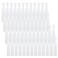 50 Pack Solid Color Knotted Hair Ties - No Crease Hair Ponytail Elastics for Women and Girls (white)