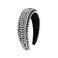 For Women and Men Fashion Handmade Metal Nails Punk Rock Headwear, Catwalk classic Willow Nail Sponge Headband (silver)