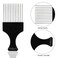 findTop 6 Packs Afro Comb Metal Pick Hairdressing Detangle Wig Braid Hair Styling Comb Styling Tool- Black