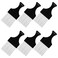 findTop 6 Packs Afro Comb Metal Pick Hairdressing Detangle Wig Braid Hair Styling Comb Styling Tool- Black