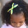 Jamaica Flag Hair Bow Girls Women Hair Accessories Cultural Multicultural School Events QXP Shop