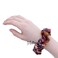 Girls Aztec Hair Scrunchy-Burgundy
