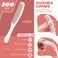 CHENGU 200 Pcs Disposable Combs in Bulk Individually Wrapped Plastic Unbreakable Set Long Handle Hair Combs Suitable for Family, Hotel, Travel, Homeless, Shelter, Nursing, Charity(White)