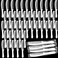 CHENGU 200 Pcs Disposable Combs in Bulk Individually Wrapped Plastic Unbreakable Set Long Handle Hair Combs Suitable for Family, Hotel, Travel, Homeless, Shelter, Nursing, Charity(White)