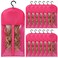 12PCS Wig Holder Wig Storage Wig Bags Storage with Hanger Hair Extension Holder Wig Holder for Multiple Hair Extension Storage Wig Hanger for Multiple Wigs Hair Extensions, Wigs &amp; Accessories