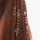 23 Pieces Hair Beads Spiral Coils Dreadlock Beads Braids Rings Clips Metal Cuffs Loc Hair Jewelry Hair Wraps Accessory (Gold)