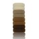 No Damage Seamless Hair Ties for Thick Hair Soft Pony Holders Elastics Hair Bands for Heavy, Curly Hair Scrunchies for Women and Girls 8pcs(Brown)