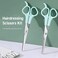 Hair Cutting Scissors and Thinning Shears, 2 Pack 6 inch Professional Stainless Steel Barber Scissors with Sharp Blades, Ergonomic Hairdressing Scissors for Men Women Kids and Pets Hair