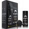 ELEVATE Hair Perfecting 2-in-1 Kit   Set Includes Natural Hair Thickening Fibers &amp; Spray Applicator Pump Nozzle   Instantly Conceal &amp; Thicken Thinning or Balding Hair Areas for Men Women (Dark Brown)