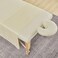 MRJ Soft 3 Piece Set Microfiber Massage Sheet Set,for Massage Tables,Includes Massage Flat Sheet,Massage Fitted Sheet and Face Rest Cover,Natural
