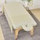 MRJ Soft 3 Piece Set Microfiber Massage Sheet Set,for Massage Tables,Includes Massage Flat Sheet,Massage Fitted Sheet and Face Rest Cover,Natural