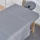 MRJ Microfiber Massage Sheet Set of 3 Pcs,for Massage Tables,Includes Massage Table Cover, Massage Fitted Sheet,and Massage Face Rest Cover,Gray