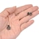 3 Pcs Invisible Elastic Wire for Hair Extensions with 4 Pcs Stainless Steel Wig Clips (Dark Brown)
